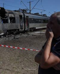 Russian Strikes in Ukraine Kill 12; Passenger Train Hit in Kharkiv Region